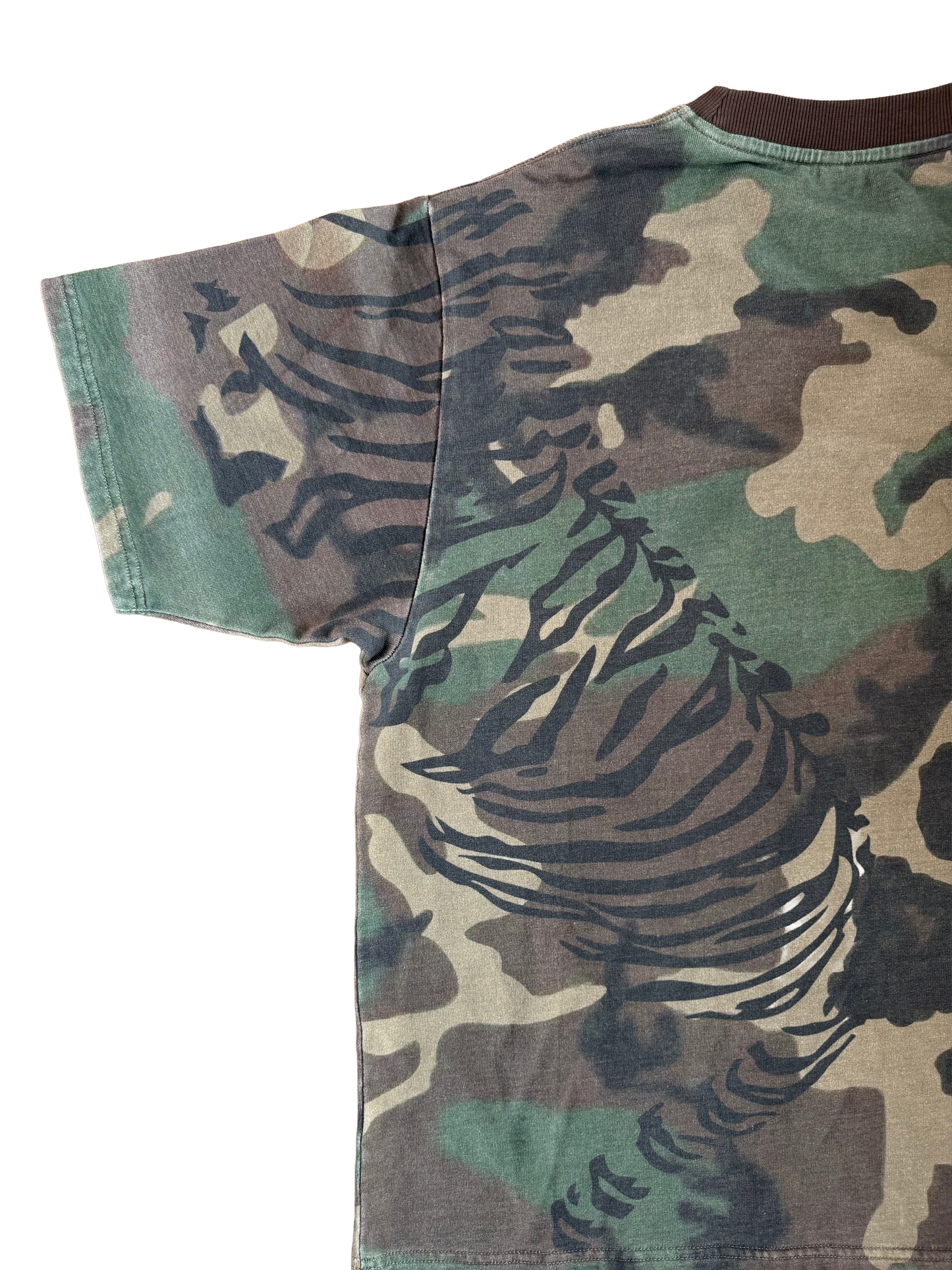 VINTAGE WASHED CAMO TIGER TEE