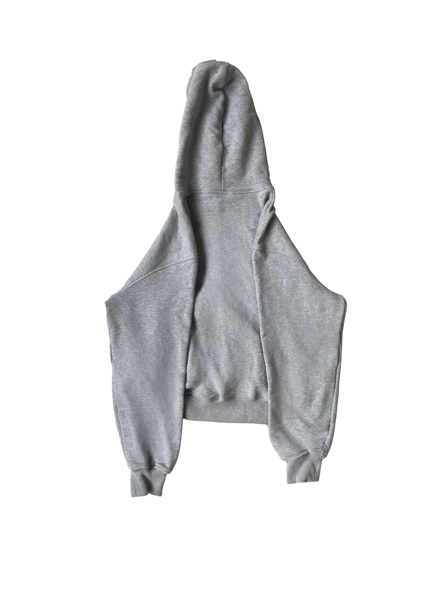 HEATHER GRAY SKULL HOODIE